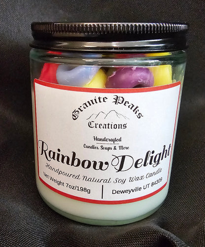 Rainbow Delight Candle