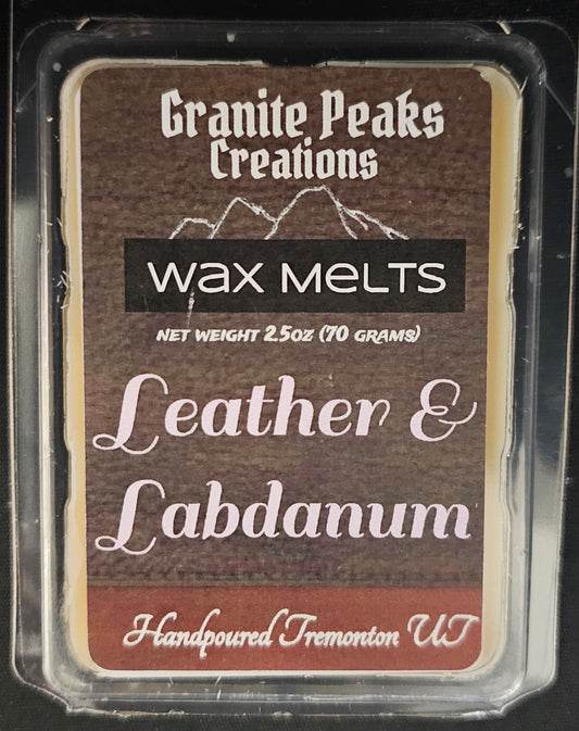 Leather and Labdanum Wax Melt