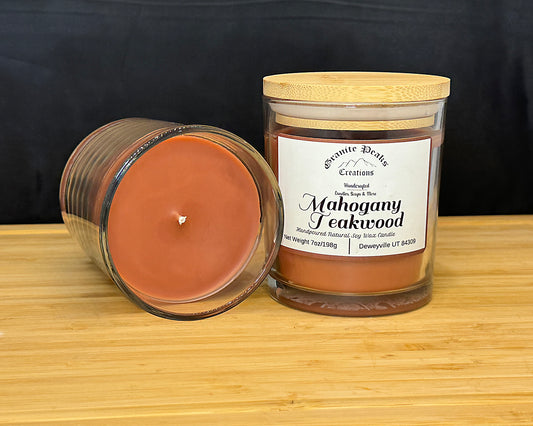 Mahogany Teakwood Candle