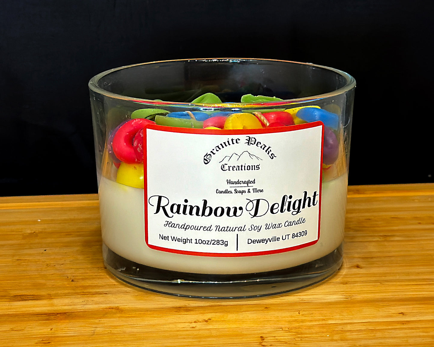 Rainbow Delight Candle